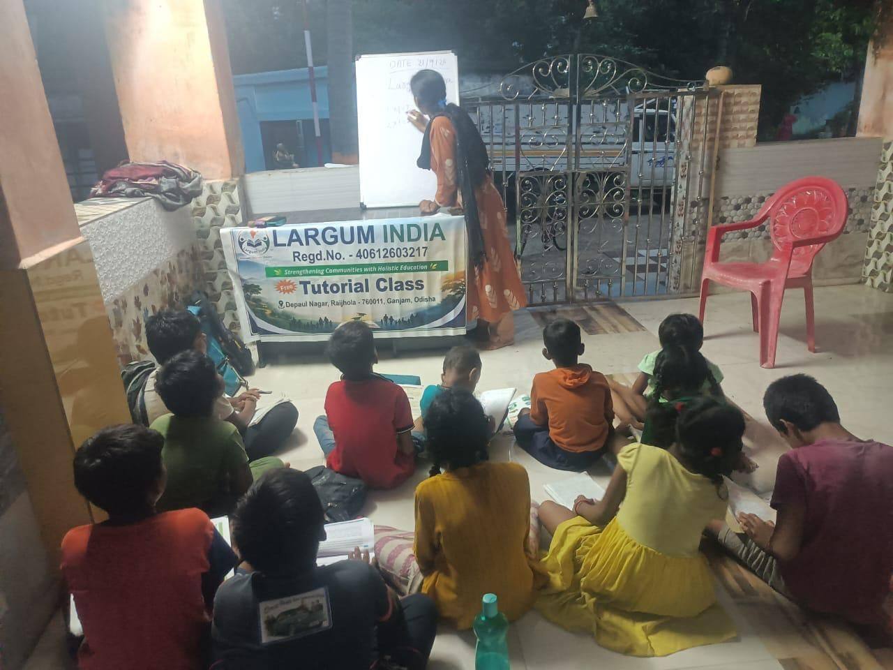 Evening tutorial class